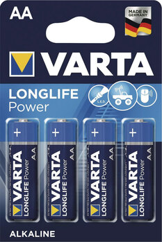 Produktbild von Varta Batterie, AA, Mignon, 4er-Pack