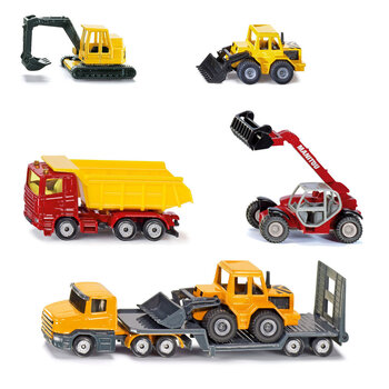 Produktbild von Siku-Fahrzeuge Sortiment „Baustelle“