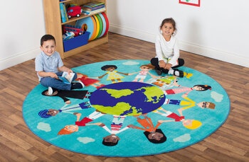 Produktbild von Rundteppich Kinder der Welt ø 200 cm