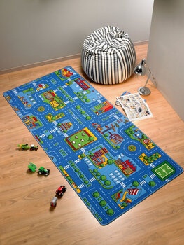 Produktbild von Spielteppich City Blue L 200 x B 140 cm