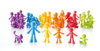 Produktbild von Bunte Menschlein 72 Figuren