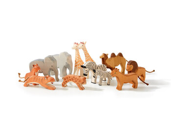 Produktbild von Ostheimer Zootiere-Set, 12-teilig
