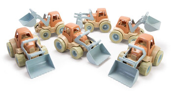 Produktbild von Dantoy BIOplastic Traktor aus Zuckerrohr 6er-Set