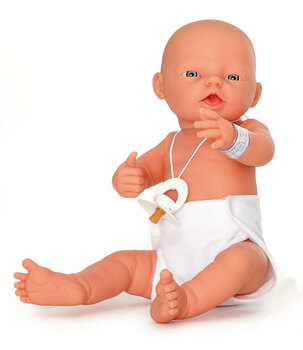 Produktbild von Babypuppe Tina mit Schnuller 45 cm