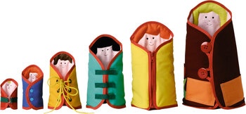 Produktbild von Lern-Puppen 6-teiliges Set