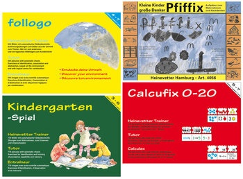 Produktbild von Großes Heinevetter KIGA-Set 4 Spiele