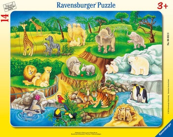 Produktbild von Ravensburger Puzzle "Zoobesuch"
