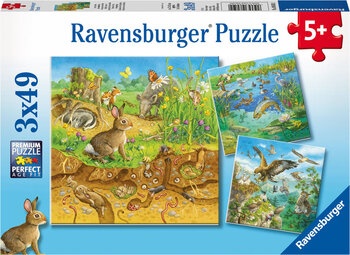 Produktbild von Ravensburger Puzzle "Tiere in ihren Lebensräumen"