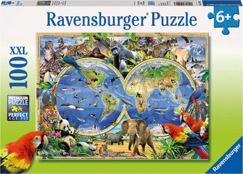 Produktbild von Ravensburger Puzzle XXL "Tierisch um die Welt"
