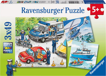 Produktbild von Ravensburger Puzzle "Polizeieinsatz"