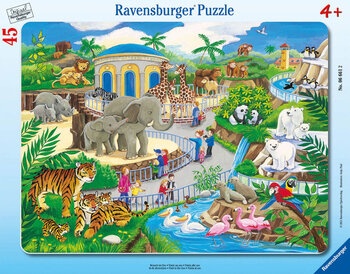 Produktbild von Ravensburger Puzzle "Besuch im Zoo"