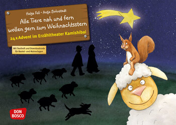 Produktbild von Alle Tiere nah und fern wollen gern zum Weihnachtsstern  – Kamishibai-Bildkartenset