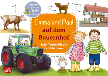Produktbild von Emma und Paul auf dem Bauernhof - Figuren für die Erzählschiene