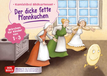 Produktbild von Der dicke fette Pfannkuchen – Kamishibai-Bildkartenset