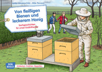 Produktbild von Von fleißigen Bienen und leckerem Honig – Kamishibai-Bildkartenset
