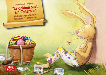 Produktbild von Da drüben sitzt ein Osterhas´   – Kamishibai-Bildkartenset