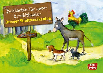 Produktbild von Bremer Stadtmusikanten – Kamishibai-Bildkartenset