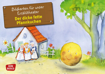 Produktbild von Der dicke fette Pfannkuchen – Kamishibai-Bildkartenset
