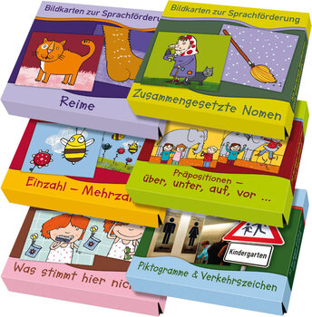 Produktbild von Bildkarten Zur Sprachförderung 6 Sets
