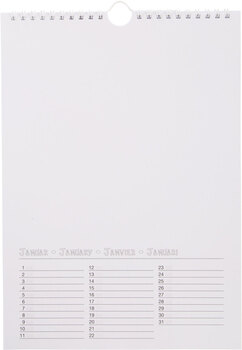 Produktbild von Bastel-Dauerkalender DIN A4