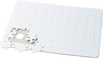 Produktbild von Blanko-Rahmenpuzzle DIN A4, 54 Teile, 1 Stück