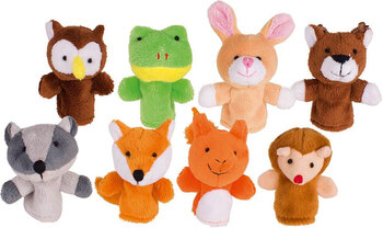 Produktbild von Fingerpuppenset Waldtiere, 8-teilig