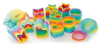 Produktbild von Regenbogen-Spiralen, 12 Stück