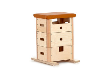 Produktbild von Sprungkasten klein, 3-teilig, natur