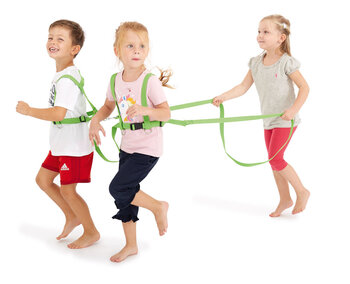 Produktbild von Pferdespielleine-Gespann für 3 Kinder