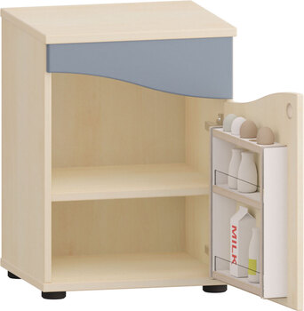 Produktbild von Puppenecken-Kühlschrank mit Türeinsatz, Tür rechts mit Türeinsatz