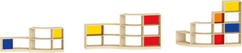 Produktbild von Regal Monte-Kombination VALTERO, B 276,8 x H 134,6 x T 99,9 cm, BIRKE-Dekor