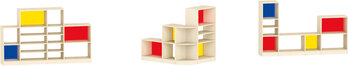 Produktbild von Regal Monte-Kombination MARMOLATA, B 148,1 x H 134,6 x T 108,9 cm, BUCHE-Dekor