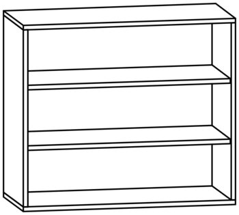 Produktbild von mobiLINE Schrank, B 90,5 x H 78,7 x T 40 cm