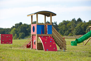 Produktbild von Kleinkinder-Spielturm Rappelkiste mit Rutsche