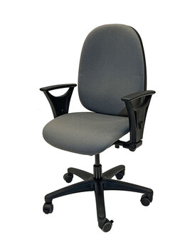 Produktbild von Chairgo Kiga One Erzieherinnenstuhl inkl. Armlehnen, grau - B-Ware