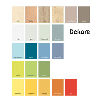 Produktbild von Wandklappbank PREMIUM 100 x 32 cm, Wandmontageplatte Dekor
