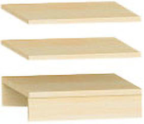 Produktbild von Quadrat-Fachboden, Regal Monte, BUCHE-Dekor