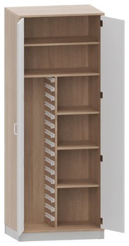 Produktbild von PROLINE Mehrzweckschrank, B 80 x H 200 x T 60 cm, PG2