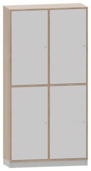 Produktbild von PROLINE Personalschrank, B 104,2 x H 200 x T 40 cm, PG2