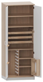 Produktbild von PROLINE Musikschrank, B 80 x H 200 x T 60 cm, PG2