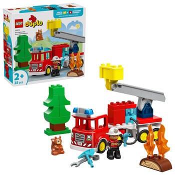Produktbild von LEGO® DUPLO® Löschauto mit Schlauch und Feuerwehrmann