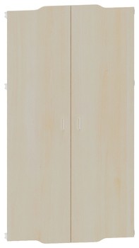 Produktbild von Form-Türen-Set (T4) für Liegepolster- und Wäsche-Schränke mit B 111 cm, PG1