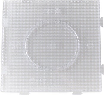 Produktbild von Hama Quadratplatte mit Steckverbindung, groß, transparent