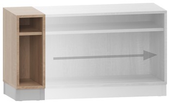 Produktbild von PROLINE Ausgleichs-Regalschrank, B 20 - 104,2 x H 50 x T 40 cm, PG2