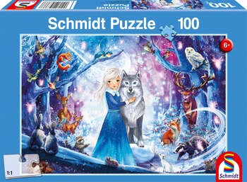 Produktbild von Schmidt Puzzle "Prinzessin im Winterwald"