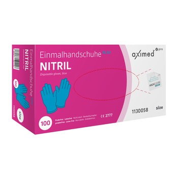 Produktbild von Einmalhandschuhe Nitril aximed pro