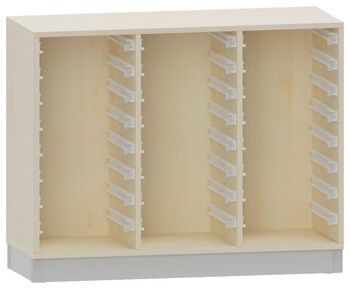 Produktbild von PROLINE Schrank für Kunststoffkisten, B 104,2 x H 75 x T 40 cm, PG1