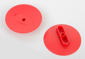 Produktbild von 8850519 Abdeckring rot groß, 2er-Set