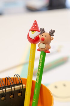 Produktbild von Stiftetopper Weihnachten, 24 Stück