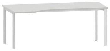 Produktbild von DESKLINE L-Form-Schreibtisch, L 180 x B 80/100 cm, PG2
